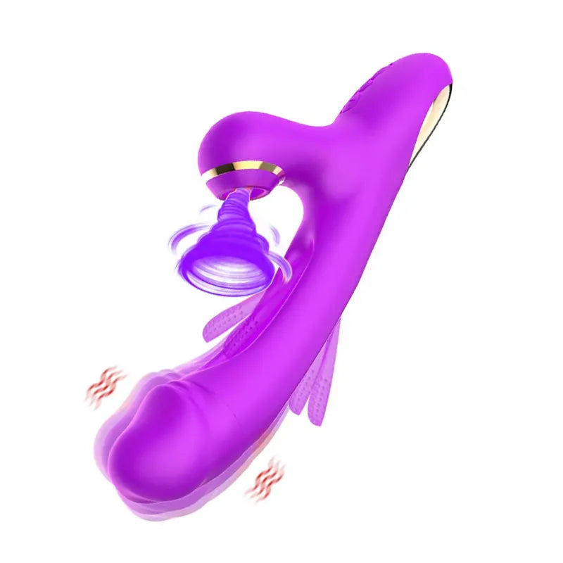 Vibrating Suction Pleasure Wand