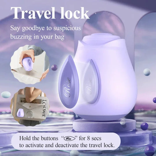 Lavender Rose Suction Massager - Image 3