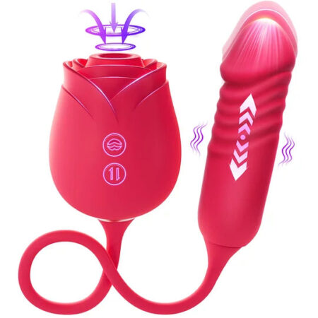 Rose Clitoral Suction G-Spot Vibrator
