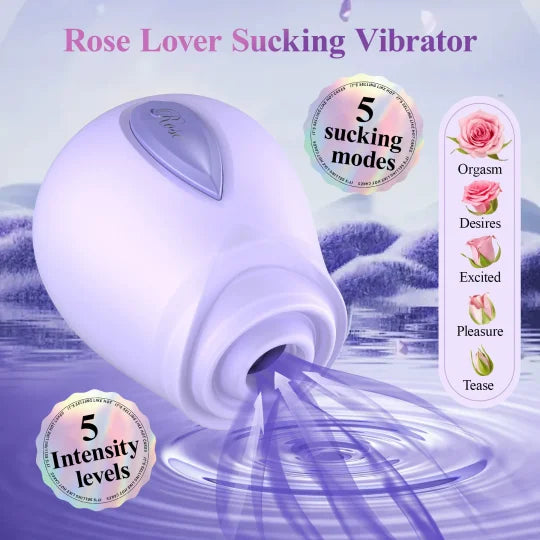 Lavender Rose Suction Massager - Image 5