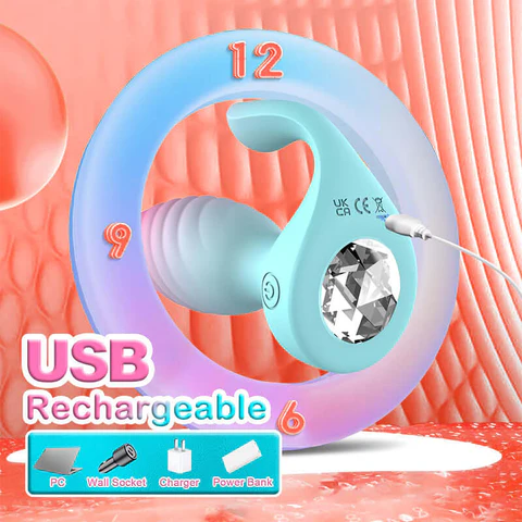 Wireless Gradient Diamond Anal Plug for Elegant Stimulation