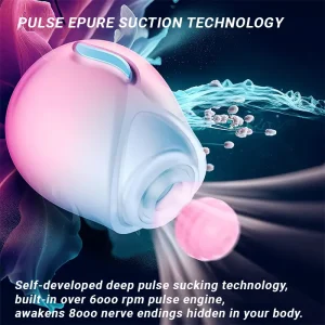 20S Fast Heating Rose Suction Vibrator