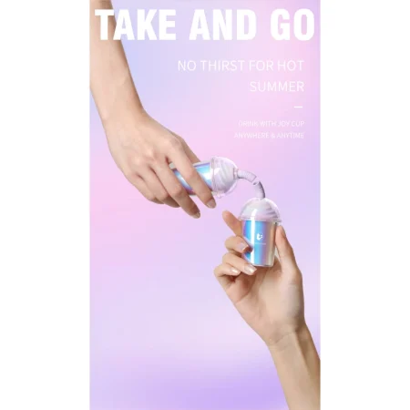 Milk tea cup straw clitoral sucking massager