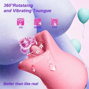 Rose Vibrator for Couples, Clit & Nipple Pleasure