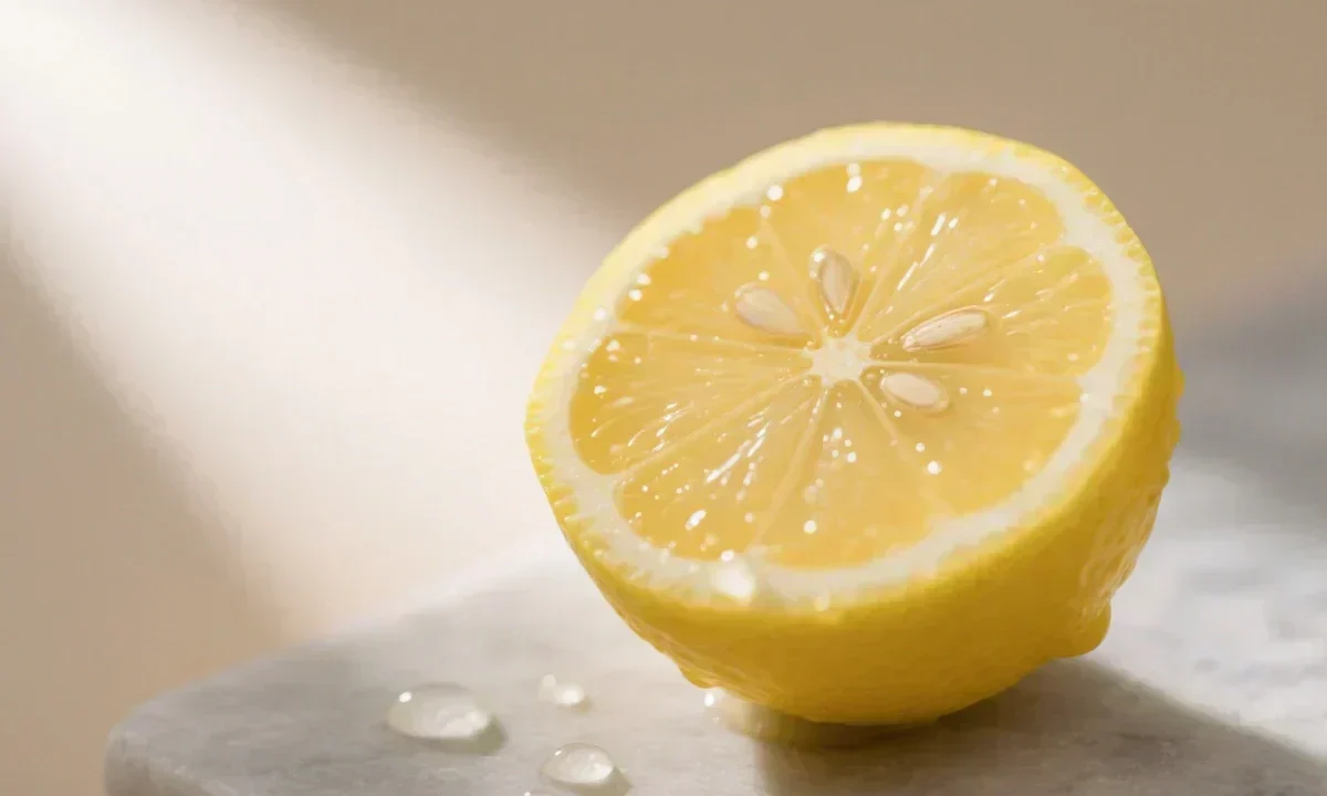 Lemon with water