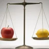 The lemon toy weighs as little as an apple.